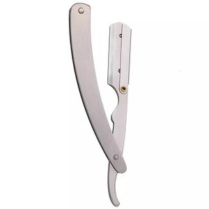 Rasoir professionnel de barbier à lame droite en acier inoxydable japonais pour l'épilation du visage et du maillot – Vente en gros - Product Image 2