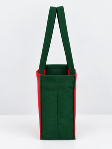 Premium Canvas <b>Bottle</b> Bag with Long Handles, Reusable Eco-Friendly <b>Bottle</b> <b>Carrier</b> Tote Bag for Shopping, Gifting and Promotional - Product Image 2