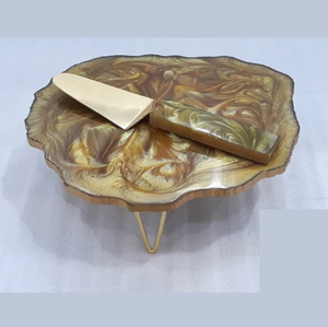 Support à gâteau en résine, plateau à gâteau en résine époxy, supports et plateaux à gâteau en résine à prix très bas - Product Image 1