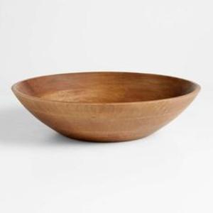 Classic <b>Solid</b> <b>Wood</b> Serving Bowl For Salad & Fruit And Bread Presentation Suitable For Restaurant Hotel And Home Kitchen Dining - Product Image 2