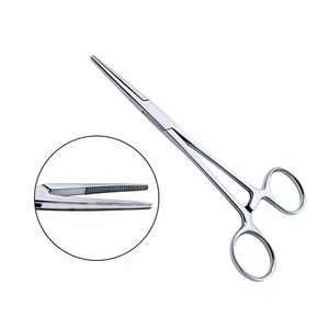 Pinzas Hemostáticas Quirúrgicas Kelly, 14-18 cm, Curvas y Rectas, para Uso Médico y Quirúrgico - Product Image 1