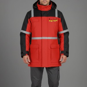 Premium Reflective Polyester <b>Jacket</b> High Visibility Material Custom Safety Work <b>Jacket</b> for Unisex Outdoor Use Digital Printing - Product Image 6