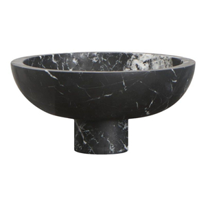 Vente en gros de bols en marbre blanc faits à la main, bols en pierre naturelle pour salade de fruits, bols décoratifs modernes de luxe pour centre de table - Product Image 6