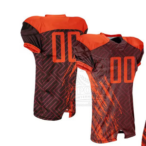 Vêtements de sport, uniforme de football américain sur mesure, couleur personnalisée, polyester respirant, séchage rapide, fabrication sur mesure, haute qualité - Product Image 4
