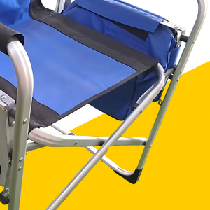 Chaise de camping, de pêche et de jardin Sunshine Leisure, luxe moderne, en acier inoxydable, pliable, durable, respirante, portable, pour l'extérieur - Product Image 5