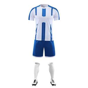 High Quality Breathable Men Jerseys <b>Soccer</b> Training Suit Navy Blue Pink Sport Team Uniform Adult Football Uniforms Shorts Set - Product Image 2