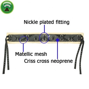 สายรัดเอวสำหรับขี่ม้าแบบขายส่ง พร้อมหนัง/หัวเข็มขัดรัดสายรัด - Product Image 4