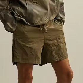 Shorts coupe-vent légers en nylon pour homme, séchage rapide, cargo, techwear, décontractés, pour la plage, avec cordon de serrage et poches - Product Image 4