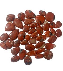 Vente en gros de cabochon naturel de jaspe de coquelicot de Rambo au poids de différentes formes et tailles pour la fabrication de bijoux pierre précieuse de jaspe de coquelicot de Rambo, - Product Image 3