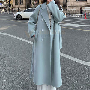 Manteau d'hiver pour femmes tendance, nouveau style, grande taille, chaud, logo personnalisé, service OEM, 100% rembourrage en duvet, enveloppe en laine/polyester - Product Image 3