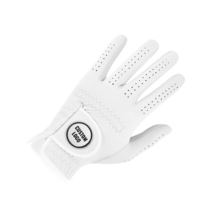 Guantes de Golf Personalizados de Fábrica con Marcador de Bola Magnético Desmontable, Logotipo, Piel de Oveja Indonesia Blanca, Perforados con Láser, Guantes Deportivos VN - Product Image 3