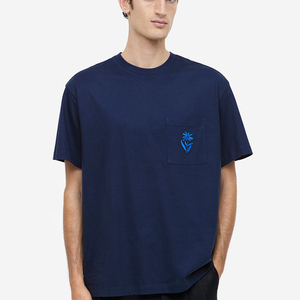 <span class=keywords><strong>T</strong></span>-<span class=keywords><strong>Shirt</strong></span> da <span class=keywords><strong>Uomo</strong></span> Personalizzata con Collo Alto e Maniche Corte, Nuovo Design in Rete, Alta Qualità - Product Image 3