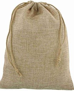 Vintage Folding Jute Drawstring <b>Bag</b>-Reusable Portable Eco-Friendly Packing Pouch for Dust Protection - Product Image 1
