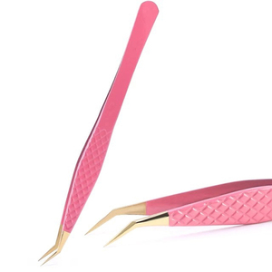 Pinzas para Extensión de Pestañas de Acero Inoxidable, Antimagnéticas, Antideslizantes, Duraderas, Punta Afilada a 90 Grados, Sostenibles, Probadas a Mano, Personalizadas - Product Image 5