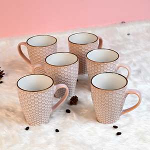 ชุดแก้วกาแฟเซรามิกเน็กซัส ยูนีค นิว ซีท 6 ใบ คอลเลคชั่นเน็กซัส นิว โบน ไชน่า - Product Image 4