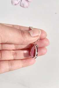 NIKHIL GEMS Collier Pendentif Poire Vintage en Argent Sterling 925 avec Améthyste Goutte d'eau, Pierre Précieuse Naturelle Violette, Certifié par un tiers - Product Image 5