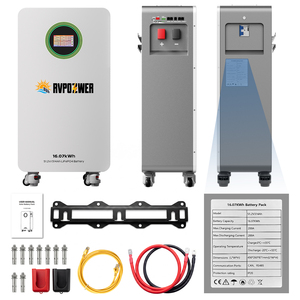 Batterie LiFePO4 à semi-conducteurs 51,2 V 314 Ah 16,07 kWh, 8000 cycles, décharge profonde, 80 % DOD, faible dégradation, durée de vie de 10 ans - Product Image 1