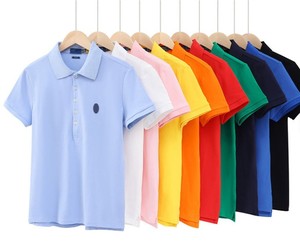 T-shirt d'été décontracté pour femme, haute qualité, manches courtes, en tissu Oxford, anti-plis, séchage rapide, confortable, haut de gamme de marque - Product Image 1