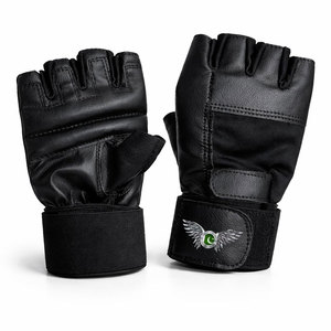 Non <b>Slip</b> Palm Design Gym Gloves for Weight Training Bodybuilding and Fitness Lightweight Enhanced Grip Support Workout Gloves - Product Image 1