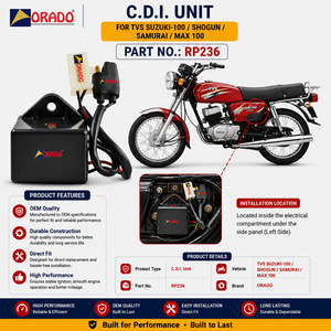 Unité CDI de haute qualité pour TVS Suzuki 100 Shogun Samurai Max 100, pièces de rechange d'allumage pour deux-roues, qualité export, forte demande - Product Image 6