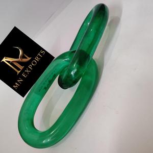 MN EXPORTS Escultura de Resina Hecha a Mano, Cadena Circular Verde, Decoración Artística para Colgar en la Pared, Modelo Coleccionable - Product Image 6