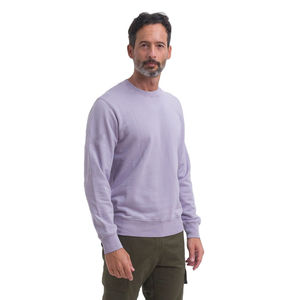 Sweat-shirt à col rond en molleton d'hiver 100% coton de haute qualité, broderie de logo personnalisée, teinture unie, respectueux de l'environnement, pour hommes, OEM - Product Image 2