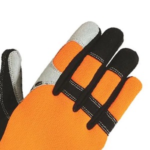 Gants industriels orange résistants aux produits chimiques pour la réparation automobile et les travaux mécaniques lourds - Product Image 3