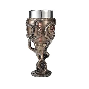 Oferta Especial: Copa de Latón Puro 100% Resistente, Copa Decorativa de Latón Sólido para el Hogar, Bodas, Fiestas y Eventos - Product Image 1