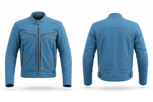 Heavy Duty Whole Sale Safety Textile Motorcycle Jacket with Zipper Pockets for Men Stylish Biker Outer Windproof Riding Jacket - Product Image 6