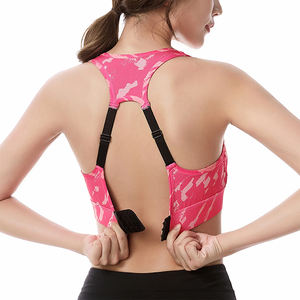 Sujetador Deportivo Ligero y Transpirable para Mujer con Logotipo Frontal, Servicio OEM, para Fitness, Yoga, Entrenamiento, Sublimación - Product Image 3