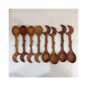 Wooden Kitchen Utensils Natural Wood <b>Spoon</b> For Restaurant Catering Hotel Cafe Kitchen Equipment And Dining Service - Product Image 6