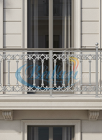 Balustrades de balcon modernes en fonte, murales, résistantes aux UV et à la rouille, pour extérieur et jardin, faciles à installer, garantie à vie
