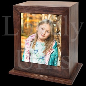 Urnas funerarias de madera elegantes para cremación, al por mayor, en 3 tamaños, medianas para adultos, contenedor para cenizas conmemorativas. - Product Image 6