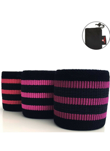 Ensemble de bandes de résistance en tissu pour les hanches et les fessiers, idéal pour les squats, les fentes, l'entraînement des jambes et des parties inférieures du corps, pour la gym, le fitness et l'exercice à domicile - Product Image 4