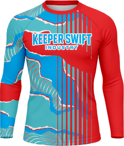 Nouveau design 2025 – Rashguard homme uni à manches longues pour le fitness - Product Image 2