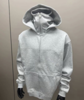 Sweat à capuche unisexe de qualité supérieure, fermeture éclair, manches longues, décontracté, imprimé, coupe classique, respirant, en polyester/coton tricoté