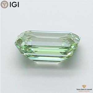 เพชรทรงเอเมอรัลด์ พร้อมใบรับรอง IGI ความสะอาดระดับ VS2 สีเขียวแฟนซีสดใส ผลิตด้วยวิธี CVD น้ำหนัก 5.51 กะรัต เหมาะสำหรับเป็นของขวัญสุดหรู - Product Image 5