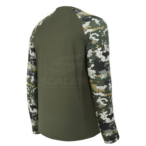 Chemise de pêche pour homme, respirante, imprimée, 100% polyester, UPF 50, haute qualité, tissu léger, manches longues, boutons - Product Image 5