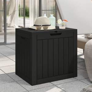 Scatola portaoggetti Patio nero 21.9 materiale in polipropilene resistente "x 16.9" x 20.9" - Product Image 1