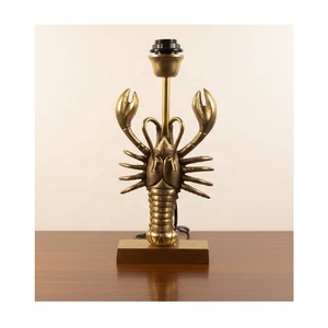 Base de Lámpara con Escultura de Langosta Estilo Vintage, sin Pantalla, de Aluminio, Lámpara de Noche, Decoración Náutica, Lámpara de Mesa - Product Image 6