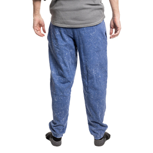 Pantalon de jogging en molleton bouclette brodé de haute qualité pour homme, effet délavé, avec logo personnalisé, style vintage - Product Image 2