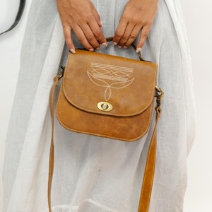 Nouveau sac à bandoulière en cuir véritable fait à la main pour femmes sac à main en cuir de vachette occidental minimaliste sacs à poignée supérieure - Product Image 2