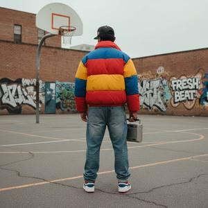 Chaqueta Acolchada Personalizada Estilo Vintage de los 90 para Hombre, Cuello Alto, Estilo Retro Hip Hop, Otoño, Impermeable, Ecológica - Product Image 6