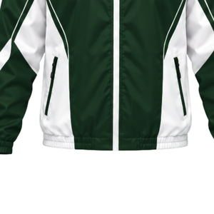 Chaqueta Cortavientos Personalizada con Estampado de Números, Capucha, Dobladillo Elástico y Paneles en Contraste para Equipos Escolares y Uso al Aire Libre - Product Image 6