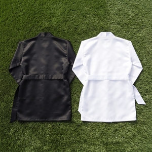Robe de boxe professionnelle légère en satin à capuche – Tenue personnalisée pour les combats de boxe et l'entraînement aux arts martiaux - Product Image 3