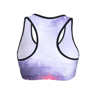 Women Sublimated Sports <b>Bra</b> Premium Printed Design Gym Fitness Training Running Comfortable <b>Stretch</b> Fit - Product Image 3