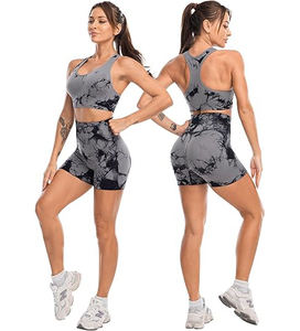 SALSPOR Conjuntos Deportivos de 3 Piezas para Mujer, Leggings Levanta Glúteos con Sujetador Deportivo de Alto Impacto y Pantalones Cortos de Gimnasio - Product Image 4