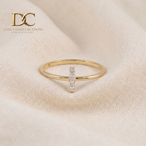Designer Lab Grown Diamond 14KT Solid Yellow Gold Engagement <b>Ring</b> with IGI Certified Brilliant Cut Luxury Wedding Women Jewelry - Product Image 5