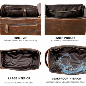 Bolsa de Aseo de Viaje Personalizada al por Mayor, Neceser Impermeable para Afeitar, Accesorios de Aseo, Bolsa de Aseo en Venta - Product Image 6