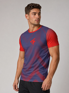 T-shirts pour hommes de haute qualité, coupe classique, col rond, manches courtes, imprimés, légers, respirants, anti-boulochage, tricotés, 200g - Product Image 6